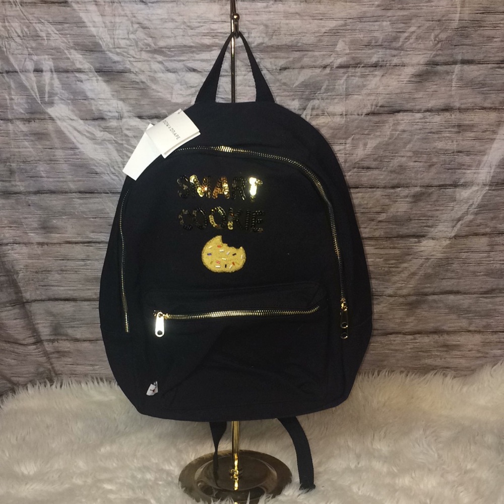 Bow & Drape “Smart Cookie” Sequins Backpack